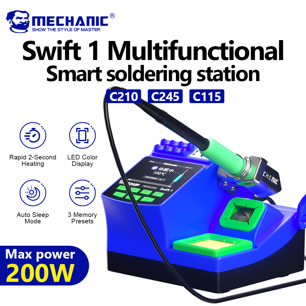 C210 Precision Soldering Station - MECHANIC Swift 1, digitale Lötstation, schnelles