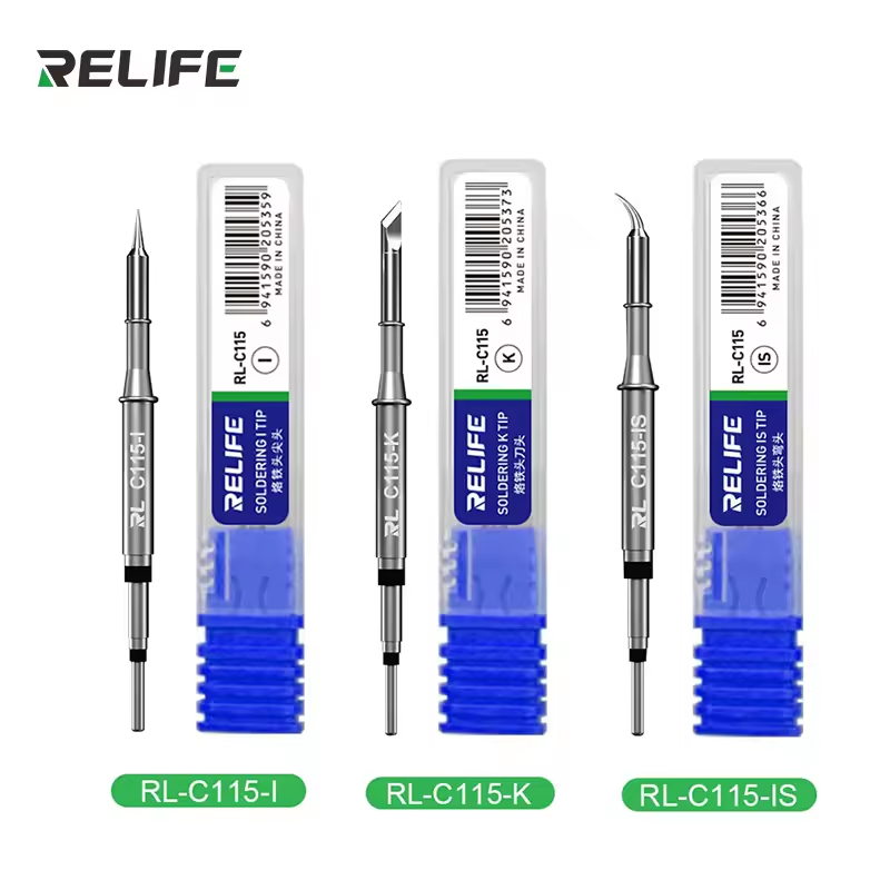 C115 Nano Soldering Iron Station - RELIFE C115-K/I/IS Nano-Level Universal T115 Griff