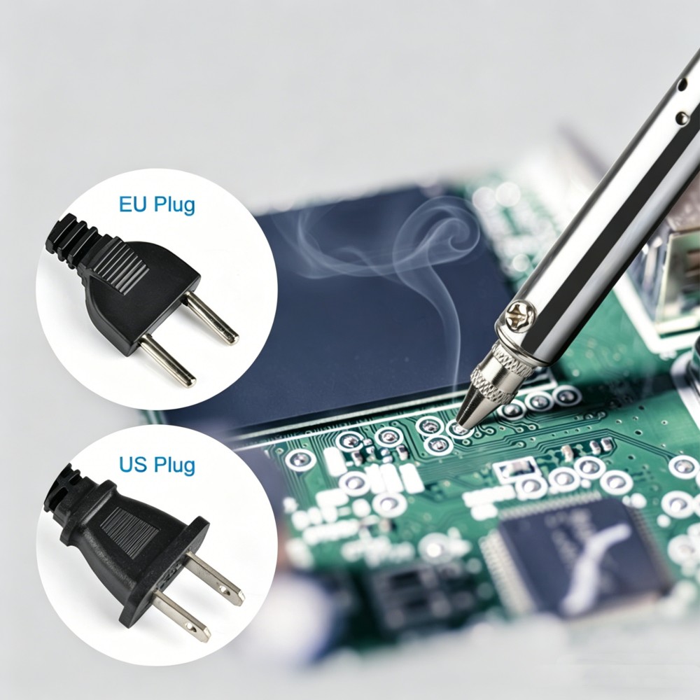 Desoldering Pump Electric Vacuum Station - AC 220V Lötkolben Elektrische Entlötmaschine Stift