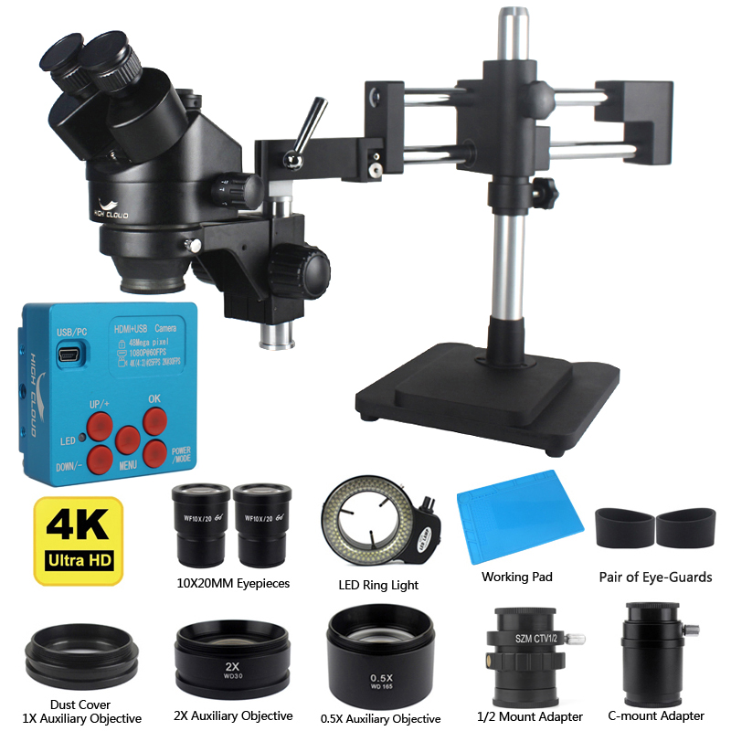 Simul-Focal Industrial Microscope 4K Hdmi - 4K 48MP HDMI USB Industrie Kamera