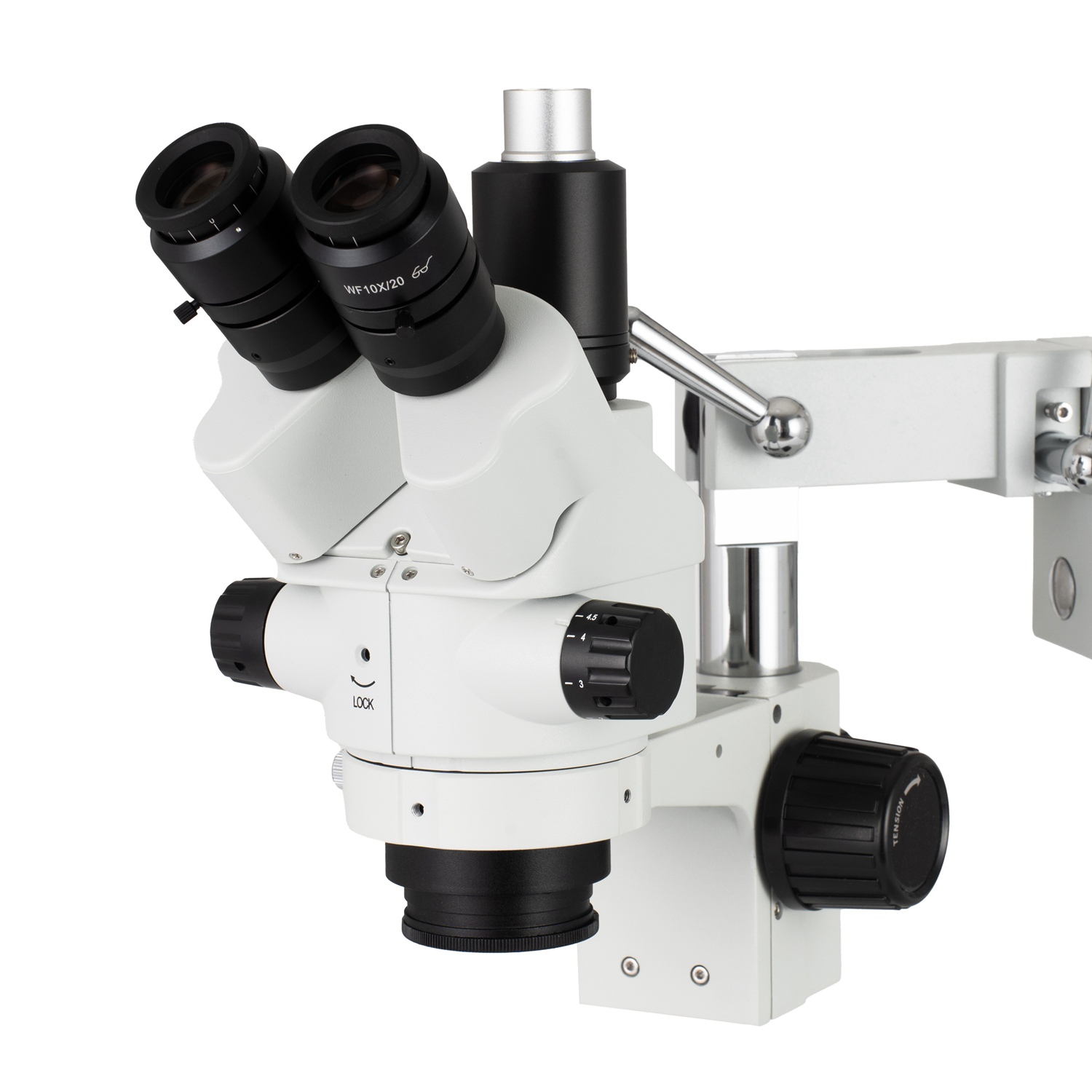 Trinocular Stereo Microscope 7X-45X - AmScope 7X-45X Vergrößerung Simulfokaler Trinokularer Zoom-Stereomikroskopkopf