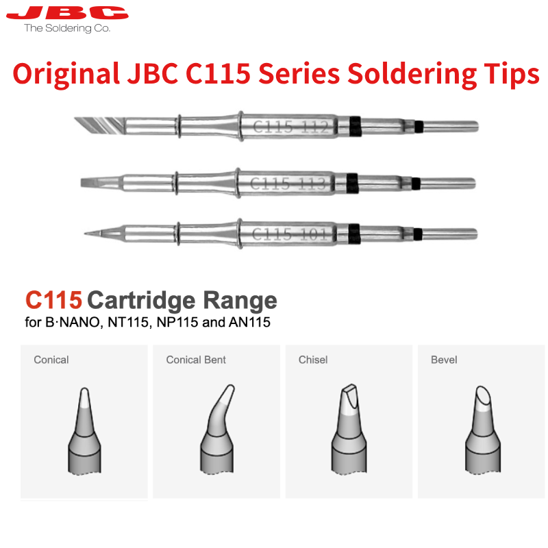 C115 Nano Soldering Iron Station - Original JBC C115 Patronen Lötkolben Tipps