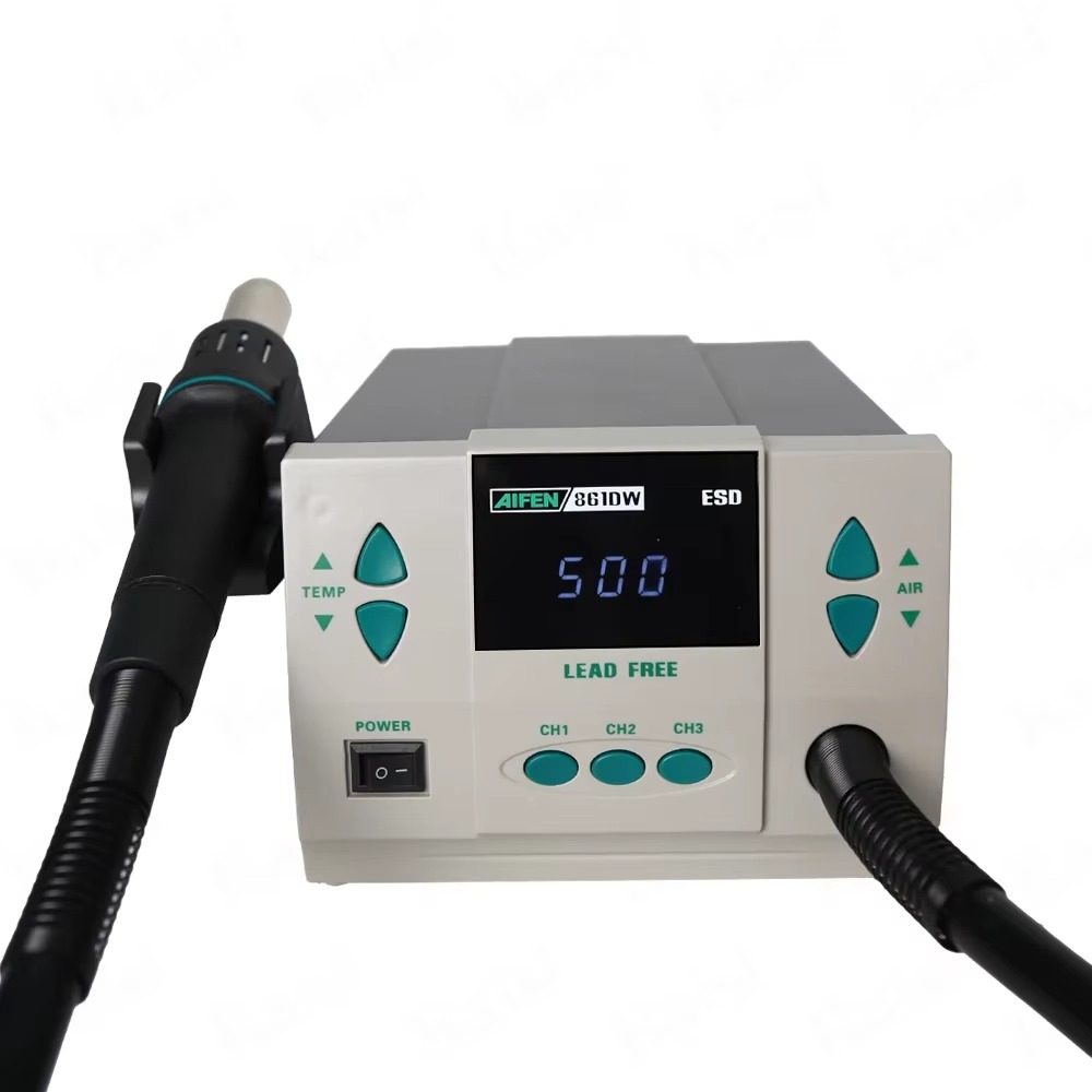 Hot Air Rework Station 861Dw - AIFEN 861DW Heißluft-Rework-Lötstation für Handy-PCB-Platinen mit