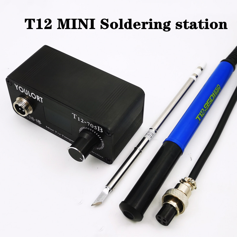 T12 Soldering Station Oled - Mini-T12-705B-Lötkolbens tation oled Löt mittel Elektro