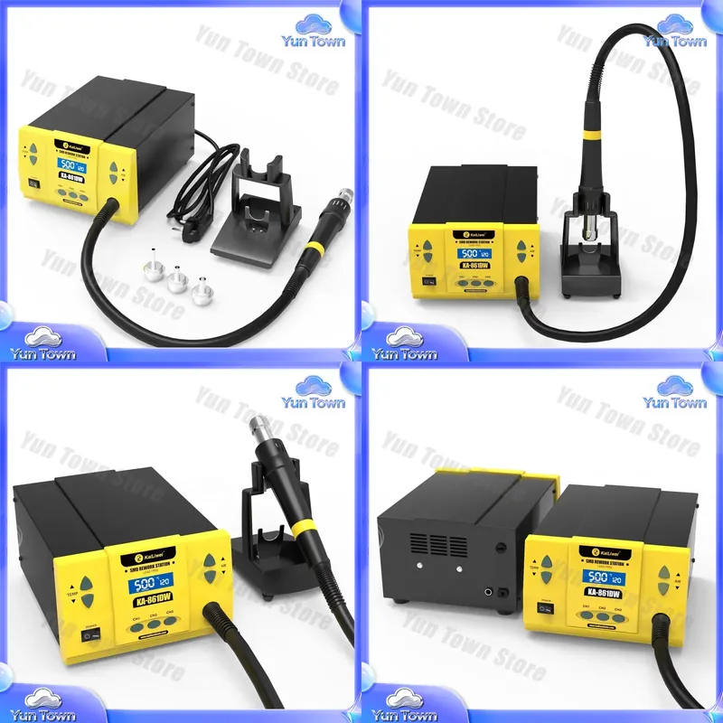 Hot Air Rework Station 861Dw - Kailiwei 861DW Bleifreie Digitale Heißluft-Reworkstation 1000W