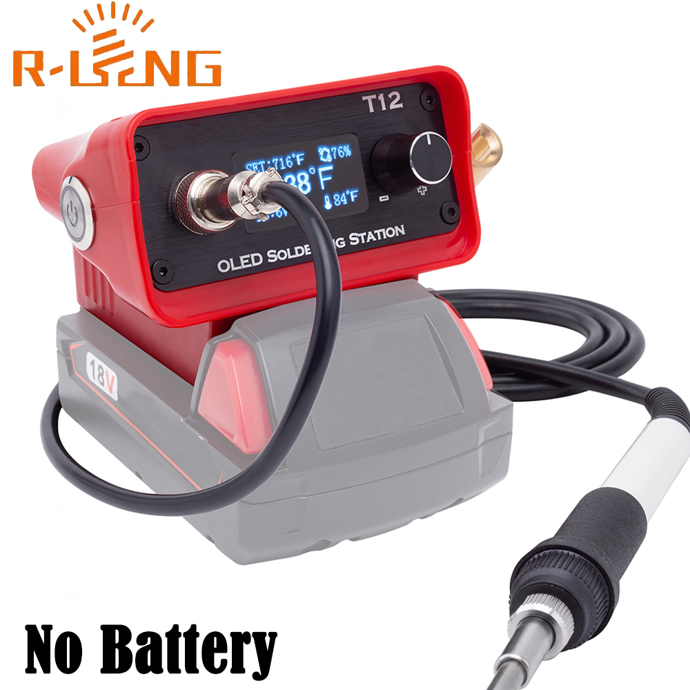 T12 Soldering Station Oled - OLED T12 Lötkolbenstation, verstellbare Schweißstation für