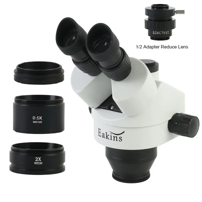Trinocular Stereo Microscope 7X-45X - 7X 90X Trinokular Stereo Mikroskop WF10X/22mm
