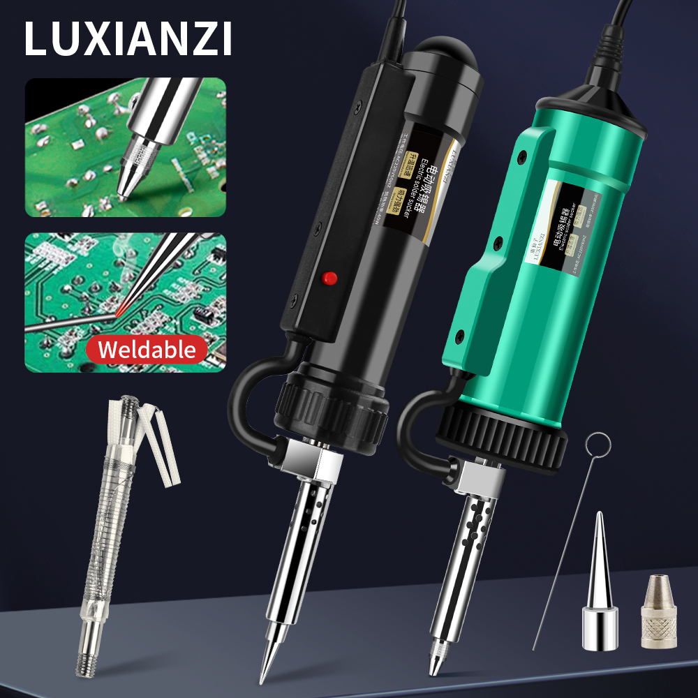 Desoldering Pump Electric Vacuum Station - LUXIANZI Neu 3-in-1 Automatische Entlötpumpe Elektrischer