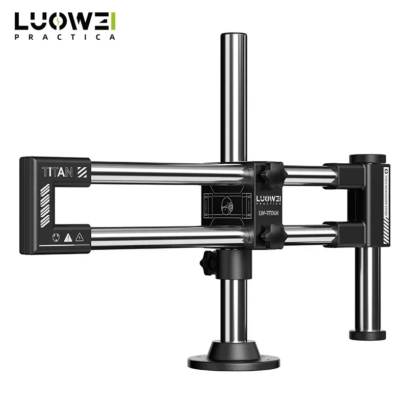 Articulating Arm Boom Stand Microscope - LUOWEI LW-GK02 Biaxaler Doppelarm-Mikroskopständer 360° Verstellbarer