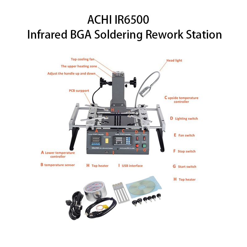 Infrared Bga Rework Station - ACHI IR6500 Infrarot BGA Löten Rework