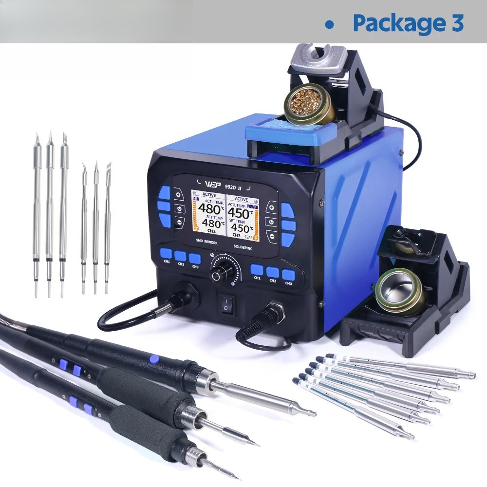992D-II 2-in-1 LCD-Display Hei – C210 Precision Soldering Station Bewertung und Preis