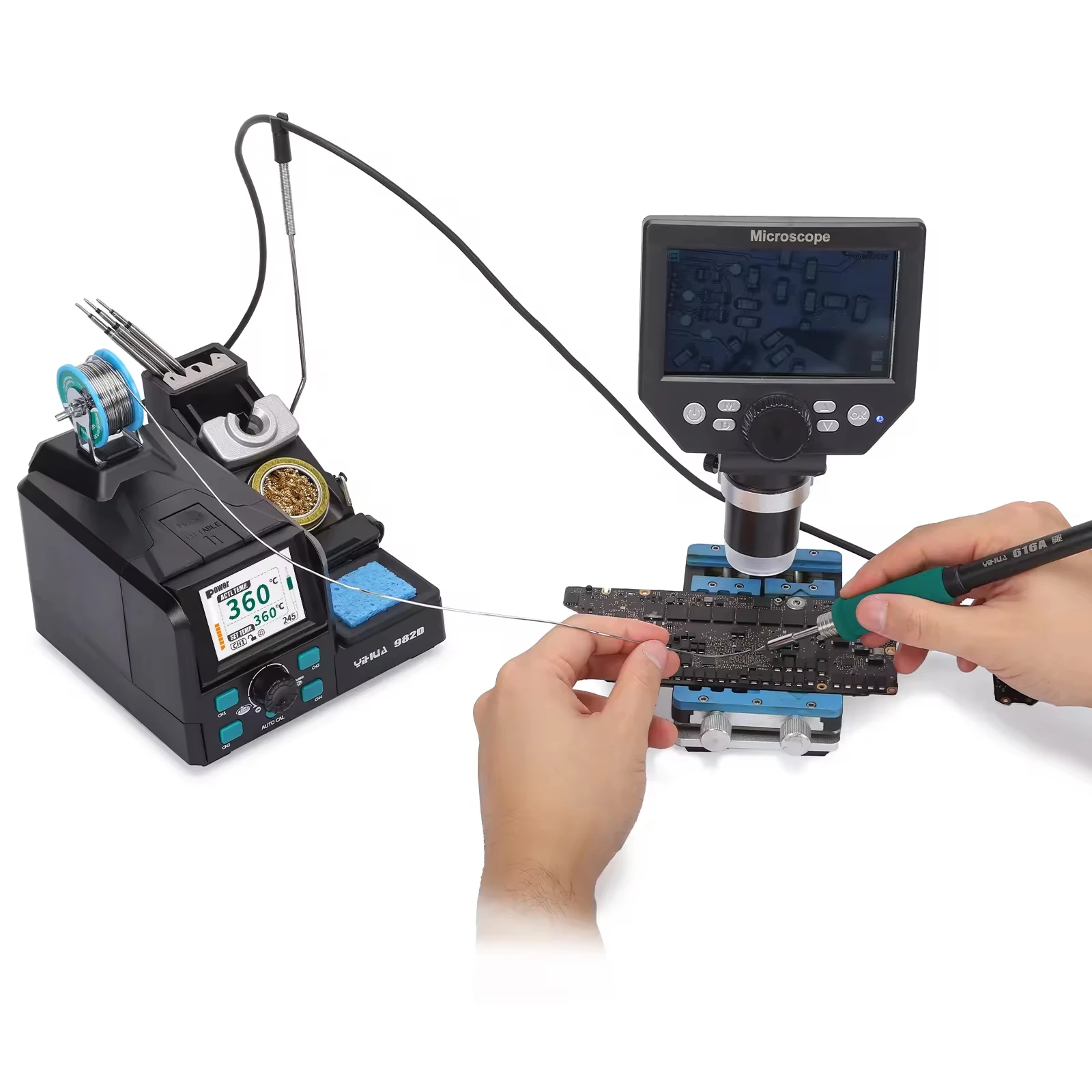 982D Digitale Schnellheiz-Löts – C210 Precision Soldering Station Bewertung und Preis