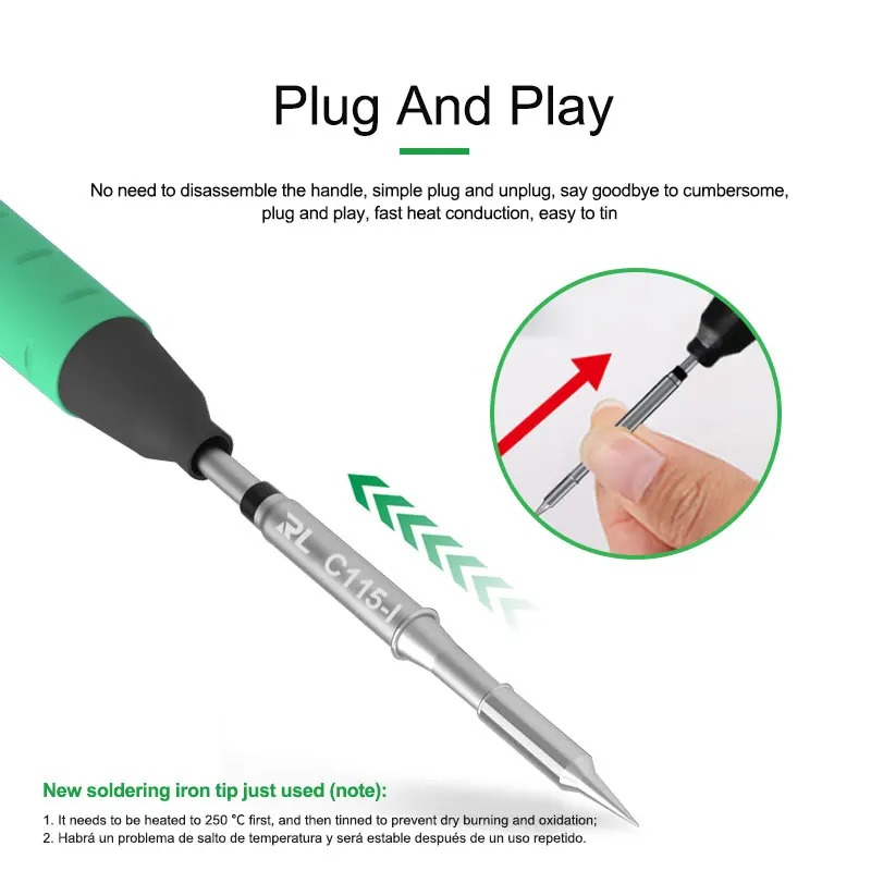 RELIFE C115-K/I/IS Nano-niveau – C115 Nano Soldering Iron Station Bewertung und Preis