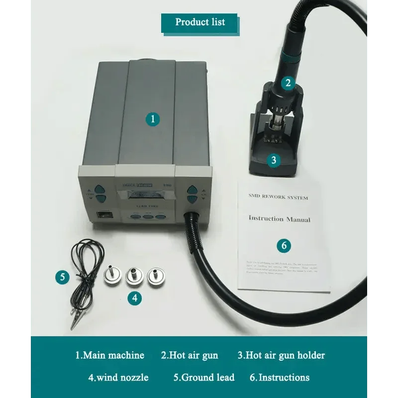861DW Heißluft-Reworkstation 1 – Hot Air Rework Station 861Dw Bewertung und Preis