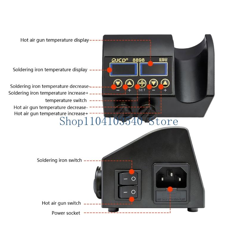 02DC 750W Lötstation 2 IN 1 He – 2 In 1 Soldering Rework Station 750W Bewertung und Preis