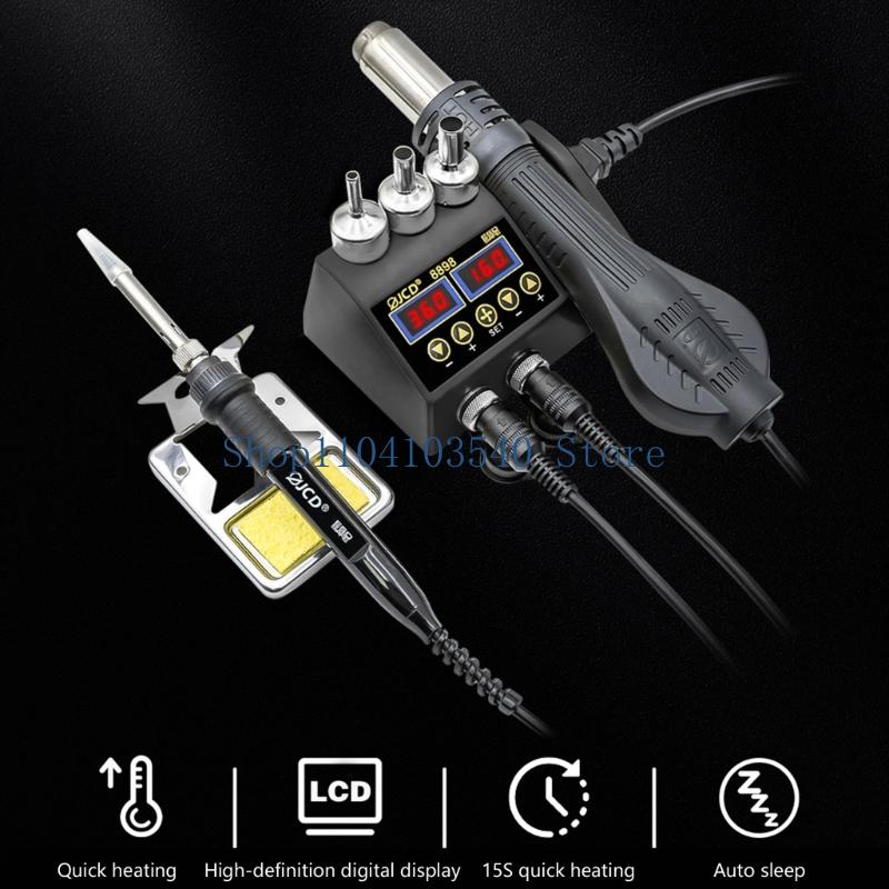 02DC 750W Lötstation 2 IN 1 He – 2 In 1 Soldering Rework Station 750W Bewertung und Preis