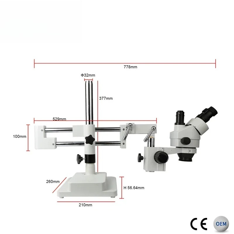 2026/Kaisi 7X-45X Zoom Elektro – Trinocular Stereo Microscope 7X-45X Bewertung und Preis