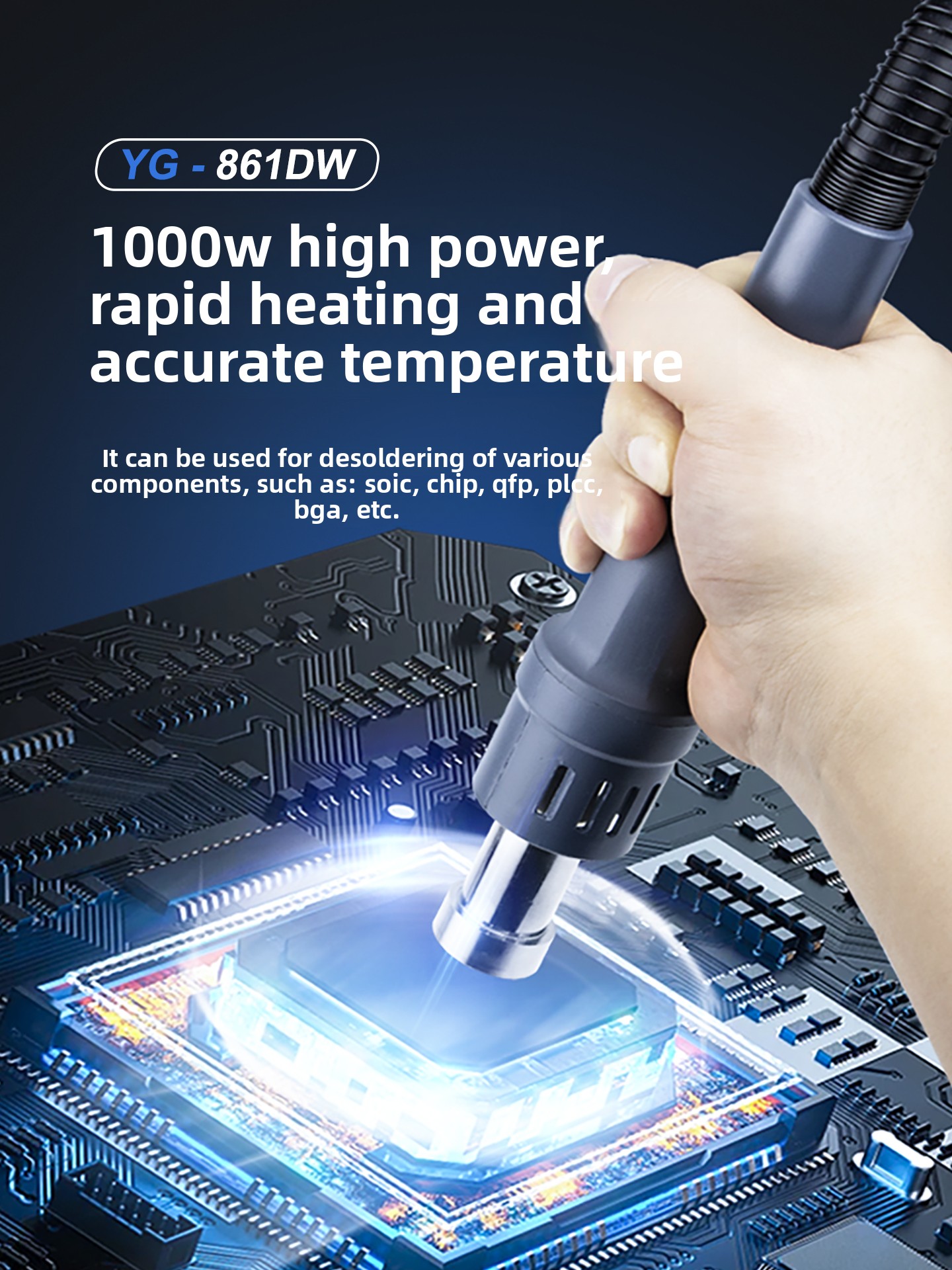 861DW 1000W Industrielle Heißl – Hot Air Rework Station 861Dw Bewertung und Preis